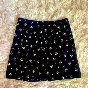 Aeropostale floral high rise mini skirt